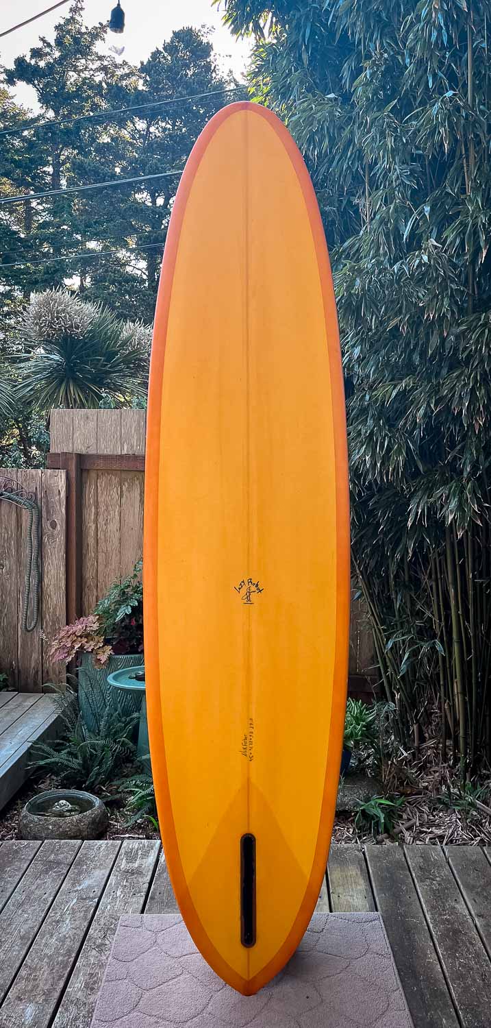 8'3" Single-Fin Hull angle 2