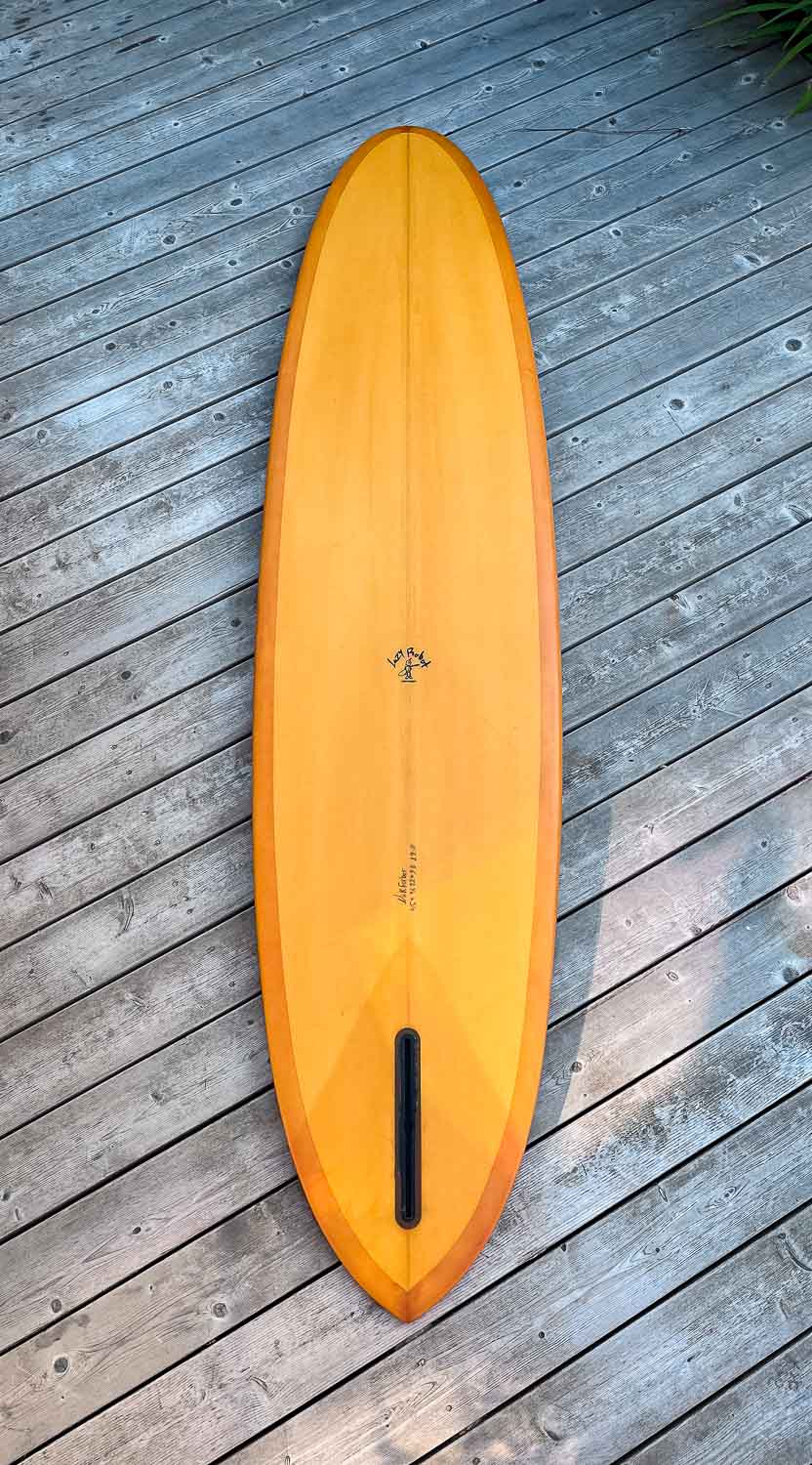 8'3" Single-Fin Hull angle 3